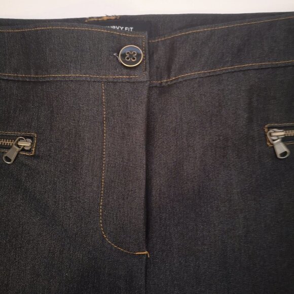 Penningtons Slightly Curvy Fit Ladies Black Size 14 Dress Pants - Picture 8 of 15